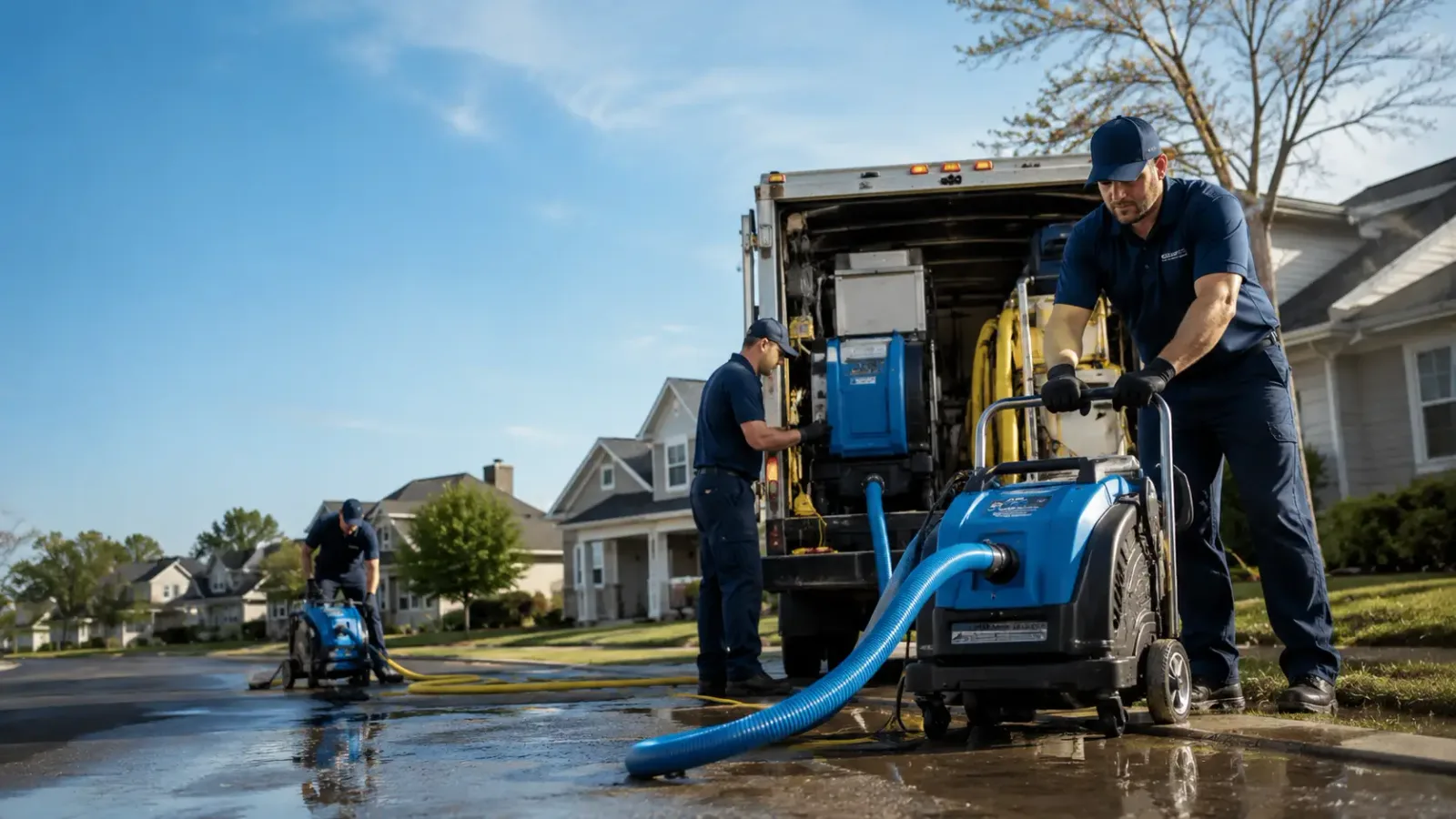 Flood Damage Cleanup in Hungerford, TX